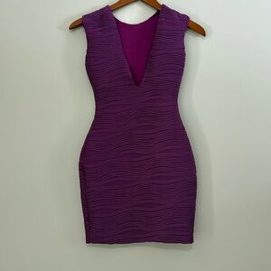 Bec & Bridge NWT purple fitted dress in size 2